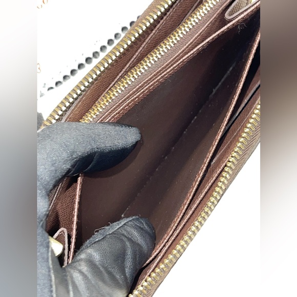 🌸Damier Ebene Zippy Zip Around Long Wallet - Picture 8 of 16